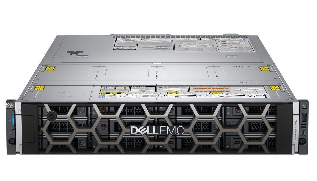 Dell PowerEdge R740 2U Rack Server 24bay 3.5 -DUAL CPU Intel® Xeon® Gold 6138 40CORES/80TH- H730 - Ram 64G - Dual PSU (PE-R740-3.5xd) (Refurbished)